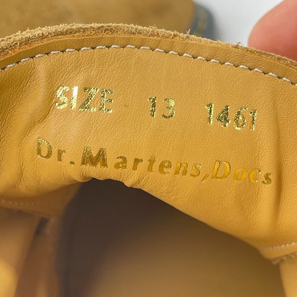 Dr.Martens Brown Suede Oxford  Dress Shoes. Size 13. Style: 1461 Made in England main image 9